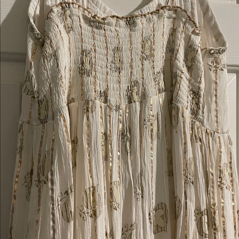 Boutique White Bohemian Maxi Dress - Picture 9 of 12